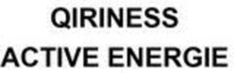 QIRINESS ACTIVE ENERGIE Logo (EUIPO, 12/12/2019)