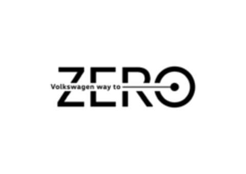 VOLKSWAGEN WAY TO ZERO Logo (EUIPO, 06.08.2020)