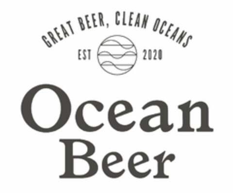 Great beer, clean Oceans EST 2020O cean Beer Logo (EUIPO, 11.09.2020)