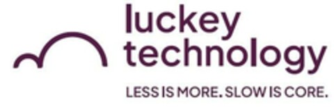 luckey technology LESS IS MORE . SLOW IS CORE . Logo (EUIPO, 22.01.2024)