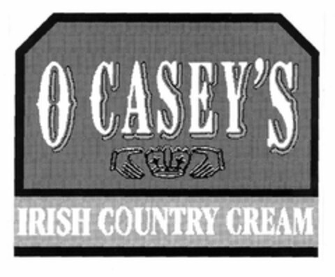 O CASEY'S IRISH COUNTRY CREAM Logo (EUIPO, 23.07.1996)