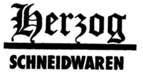 Herzog SCHNEIDWAREN Logo (EUIPO, 08/06/1998)