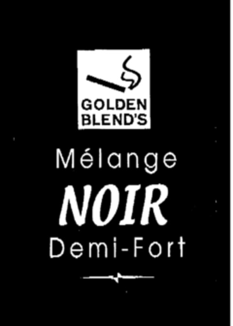 GOLDEN BLEND'S Mélange NOIR Demi-Fort Logo (EUIPO, 05.06.2002)