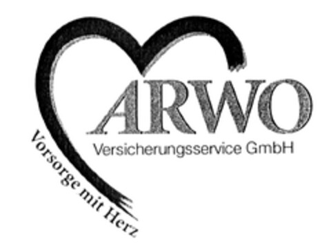 ARWO Versicherungsservice GmbH Vorsorge mit Herz Logo (EUIPO, 01.07.2004)