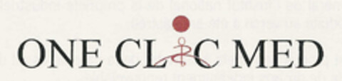 ONE CLIC MED Logo (EUIPO, 15.10.2006)