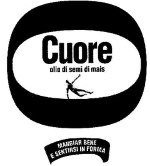 Cuore alla di semi di mais mangiar bene e sentirsi in forma Logo (EUIPO, 19.02.2007)