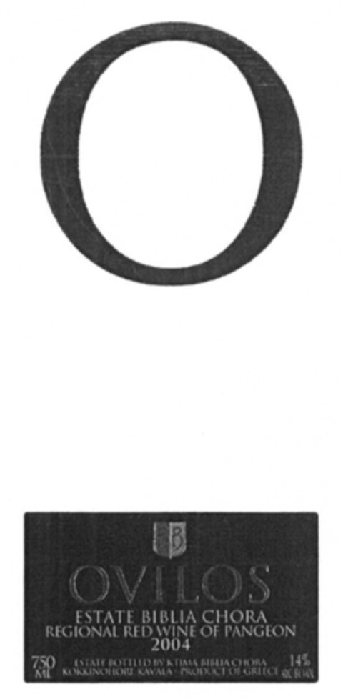 O OVILOS Logo (EUIPO, 06.05.2008)