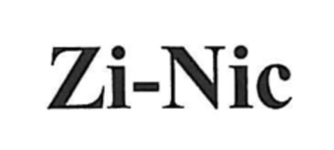 Zi-Nic Logo (EUIPO, 05/13/2008)