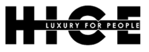 HICE; LUXURY FOR PEOPLE Logo (EUIPO, 28.07.2010)