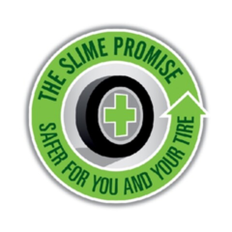 THE SLIME PROMISE SAFER FOR YOU AND YOUR TIRES Logo (EUIPO, 12/09/2010)