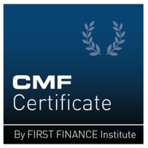 CMF Certificate by FIRST FINANCE Institute Logo (EUIPO, 13.10.2011)