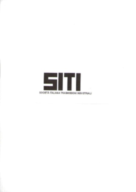 SITI Società Italiana Trasmissioni Industriali Logo (EUIPO, 30.07.2012)