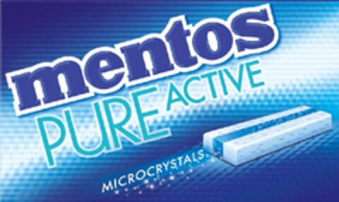 MENTOS PURE ACTIVE MICROCRYSTALS Logo (EUIPO, 01/16/2013)