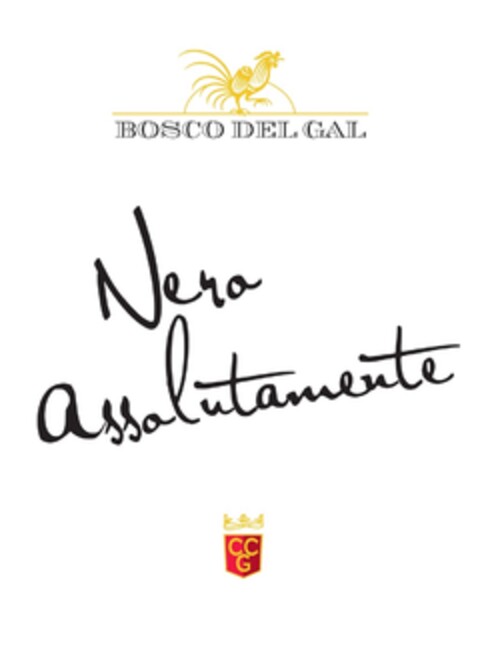 BOSCO DEL GAL Nero Assolutamente CCG Logo (EUIPO, 30.07.2013)