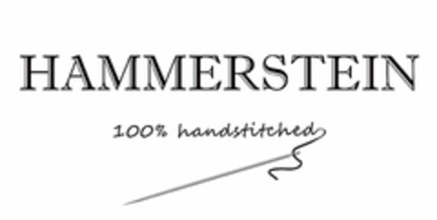 Hammerstein 100 % handstitched Logo (EUIPO, 07/09/2014)