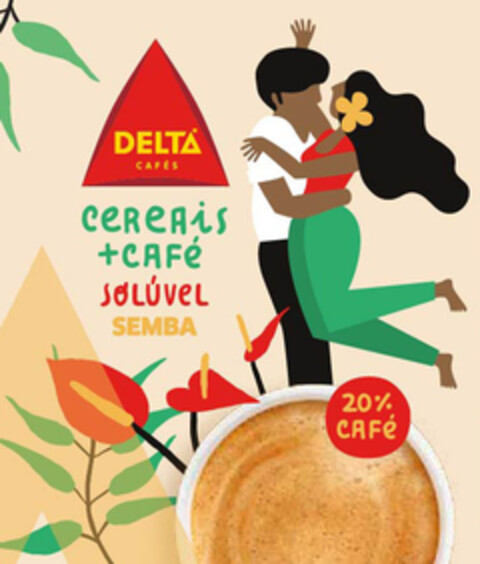 DELTA CAFÉS CEREAIS + CAFÉ SOLÚVEL SEMBA 20% CAFÉ Logo (EUIPO, 28.11.2014)