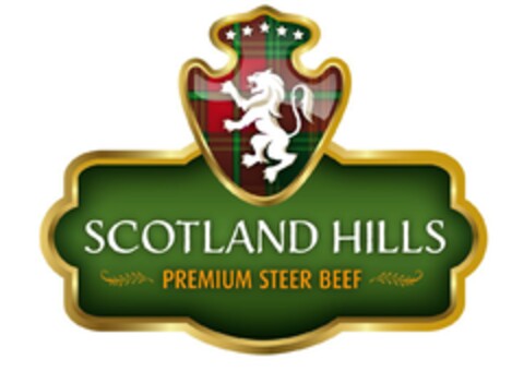 SCOTLAND HILLS PREMIUM STEER BEEF Logo (EUIPO, 02/20/2015)