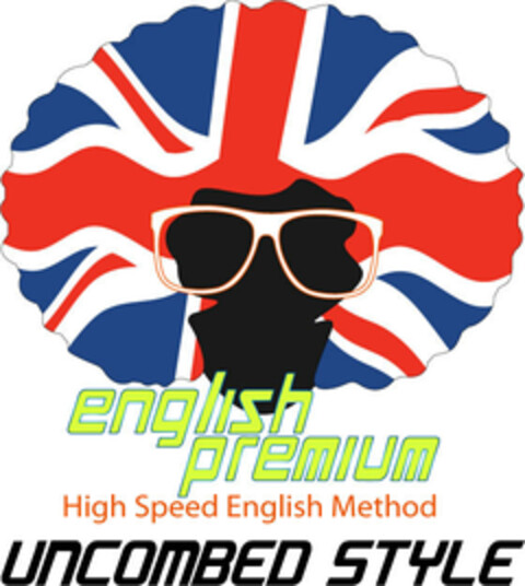 ENGLISH PREMIUM HIGH SPEED ENGLISH METHOD UNCOMBED STYLE Logo (EUIPO, 03.04.2015)