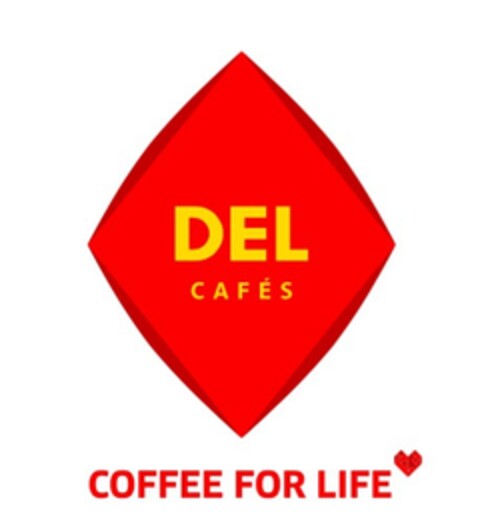 DEL CAFÉS COFFEE FOR LIFE Logo (EUIPO, 14.03.2017)