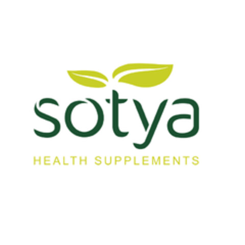 SOTYA HEALTH SUPPLEMENTS Logo (EUIPO, 10/18/2017)