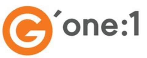 G'one:1 Logo (EUIPO, 10/26/2017)