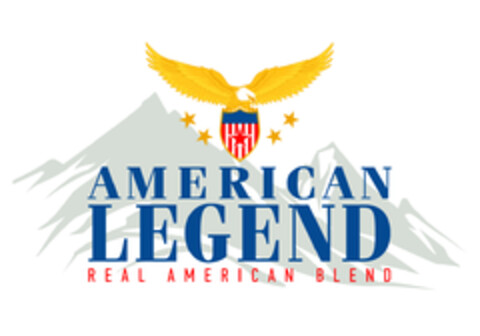 AMERICAN LEGEND REAL AMERICAN BLEND Logo (EUIPO, 17.07.2018)