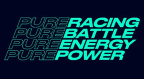 PURE RACING PURE BATTLE PURE ENERGY PURE POWER Logo (EUIPO, 30.01.2020)