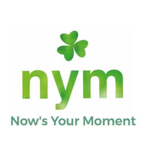 nym Now's Your Moment Logo (EUIPO, 10/31/2022)