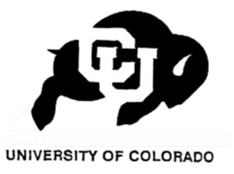 CU UNIVERSITY OF COLORADO Logo (EUIPO, 01.04.1996)