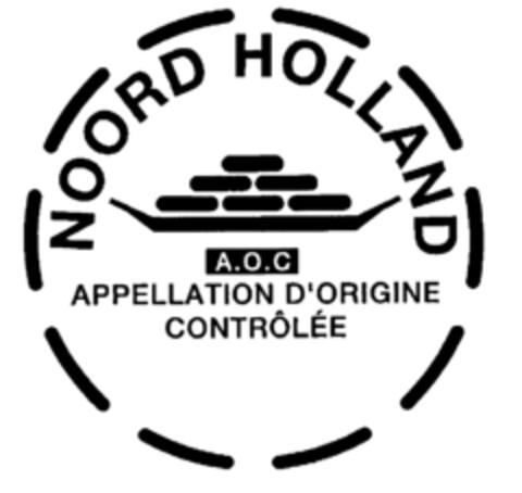 NOORD HOLLAND A.O.C APPELLATION D'ORIGINE CONTRÔLÉE Logo (EUIPO, 16.05.1997)