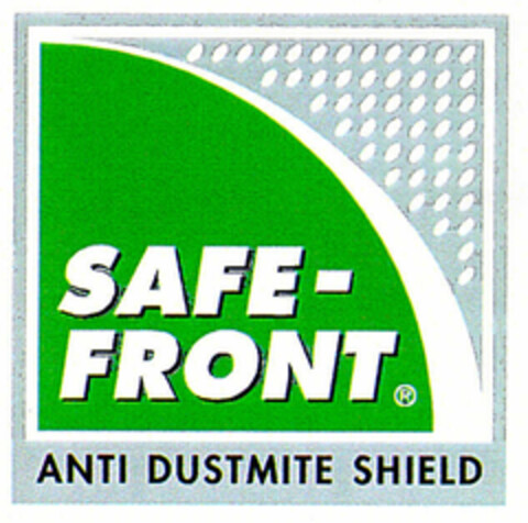 SAFE-FRONT ANTI DUSTMITE SHIELD Logo (EUIPO, 25.05.1999)