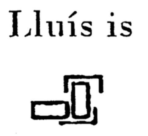Lluís is Logo (EUIPO, 20.07.1999)