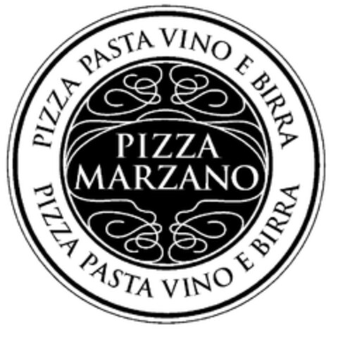 PIZZA MARZANO PIZZA PASTA VINO E BIRRA Logo (EUIPO, 25.06.2002)