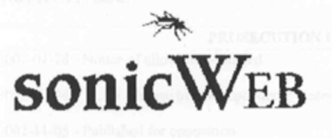 sonic WEB Logo (EUIPO, 03/28/2003)