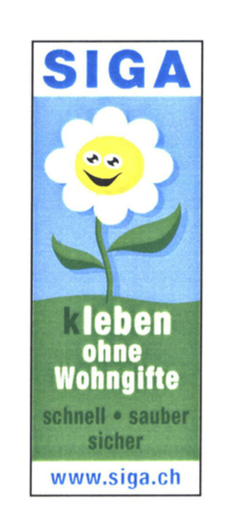 SIGA leben ohne Wohngifte Logo (EUIPO, 24.07.2003)