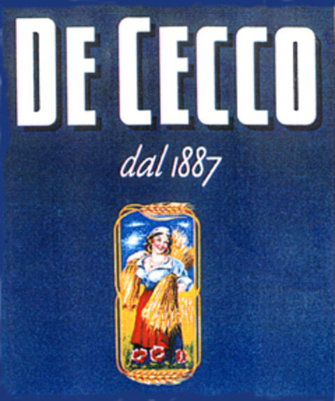 DE CECCO dal 1887 Logo (EUIPO, 19.12.2003)