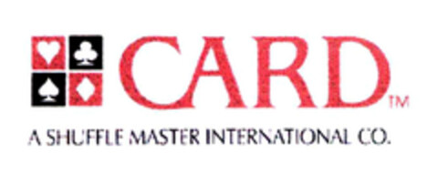 CARD A SHUFFLE MASTER INTERNATIONAL CO. Logo (EUIPO, 08/23/2004)