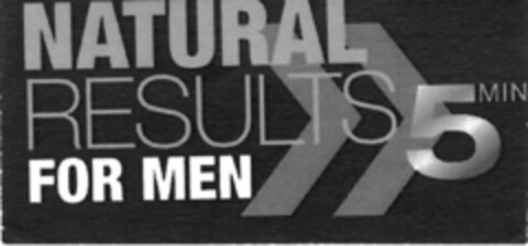 NATURAL RESULTS FOR MEN 5 MIN Logo (EUIPO, 15.02.2007)