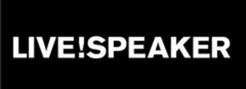 LIVE!SPEAKER Logo (EUIPO, 28.03.2007)