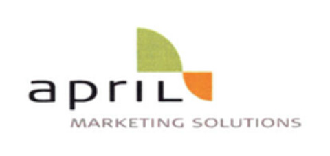 april MARKETING SOLUTIONS Logo (EUIPO, 09.10.2007)