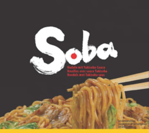 Soba Nudeln mit Yakisoba-Sauce Nouilles avec sauce Yakisoba Noedels met Yakisoba saus Logo (EUIPO, 07.04.2015)