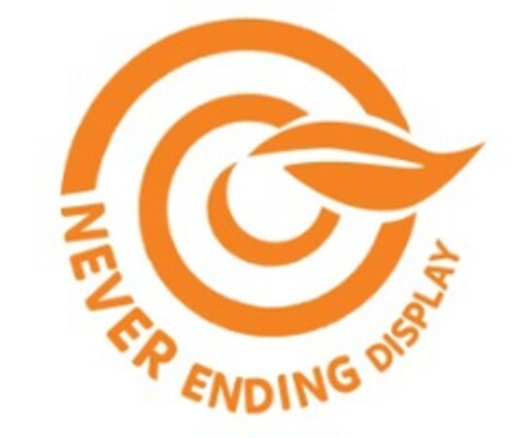 NEVER ENDING DISPLAY Logo (EUIPO, 12/23/2015)