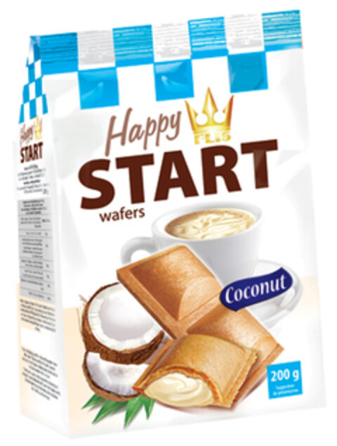 Happy Flis START wafers Coconut 200g Logo (EUIPO, 18.10.2016)