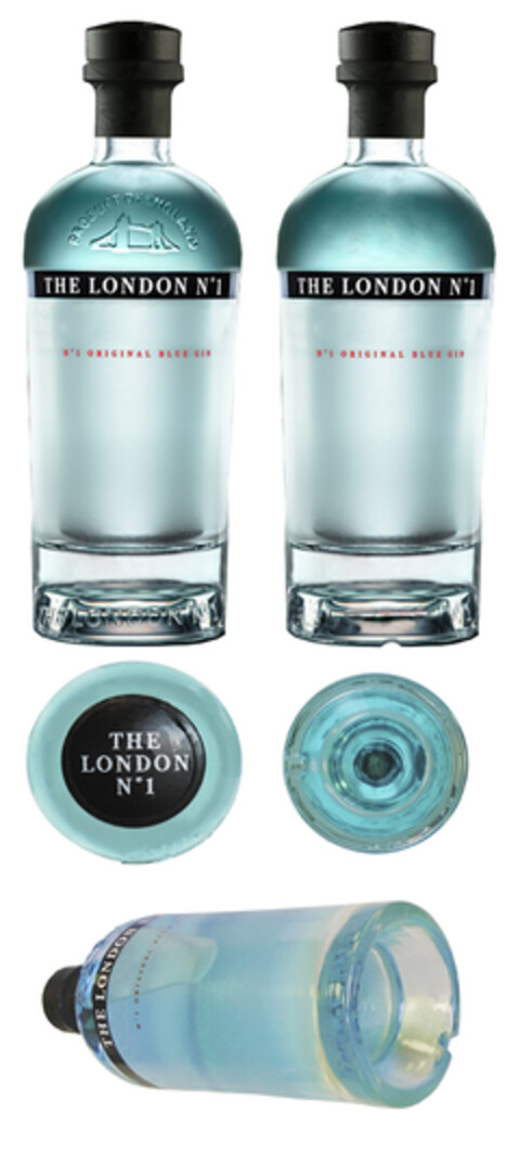 THE LONDON Nº 1 Nº 1 ORIGINAL BLUE GIN Logo (EUIPO, 26.01.2017)