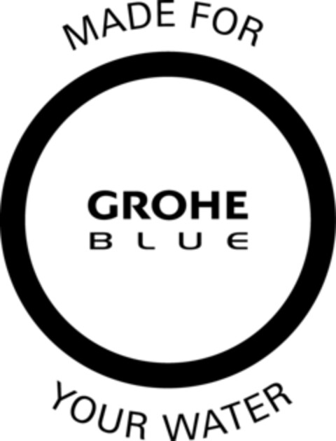 GROHE BLUE MADE FOR YOUR WATER Logo (EUIPO, 20.09.2022)