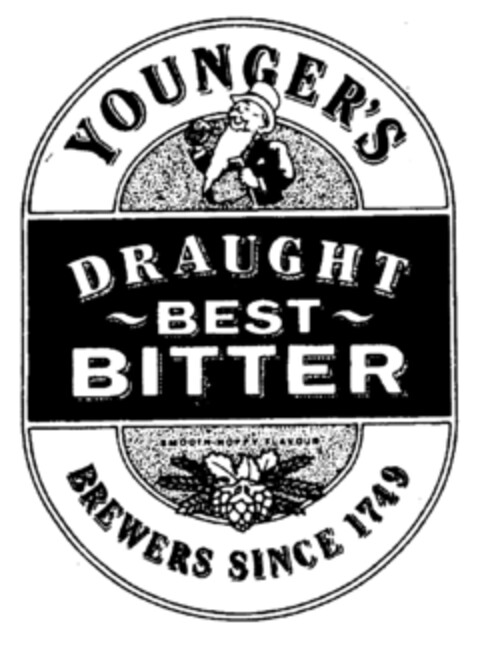 YOUNGER'S DRAUGHT BEST BITTER BREWERS SINCE 1749 Logo (EUIPO, 01.04.1996)