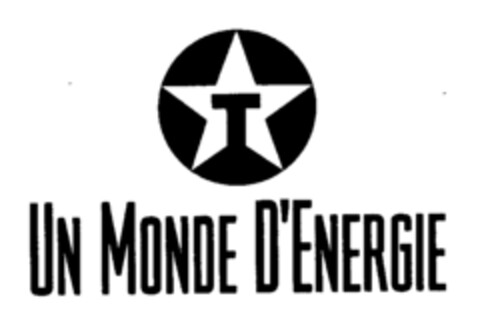 UN MONDE D'ENERGIE Logo (EUIPO, 10/29/1997)
