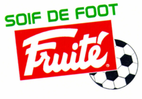 SOIF DE FOOT Fruité Logo (EUIPO, 16.12.1999)