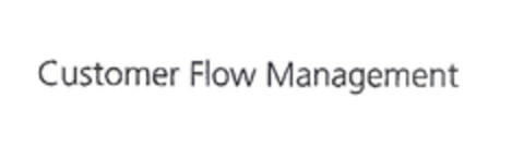 Customer Flow Management Logo (EUIPO, 03/25/2004)