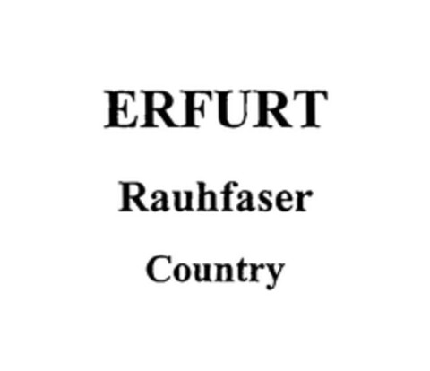 ERFURT Rauhfaser Country Logo (EUIPO, 15.07.2005)